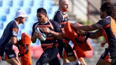 Hard road: Wester Tigers hooker Joel Luani is ready to make his mark in the NRL.