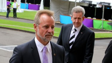 Indigenous Affairs Minister Nigel Scullion and former NSW premier Barry O'Farrell.