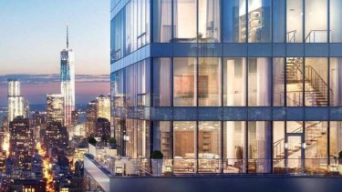A rendering of the view from One Madison, Rupert Murdoch's new home in New York.