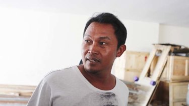Looking to strike a deal: Schapelle Corby's brother-in-law, Wayan Widiartha.