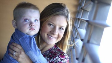 Tegan Couper, pictured with baby Hype, won two court cases against CBA.