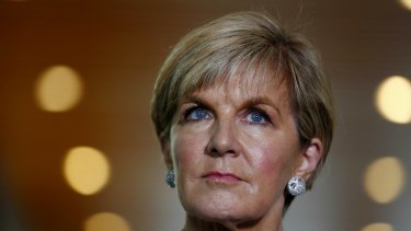 Foreign Minister Julie Bishop is in New York to attend the United Nations.