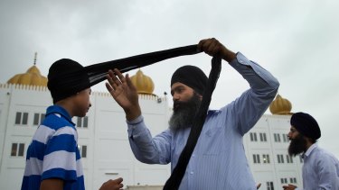 Sikhs say they are increasingly the victims of backlashes against Islamic extremism as people link turbans to terrorism.