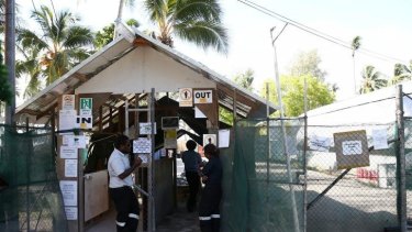 $632 million a year: The detention centre on Manus Island.