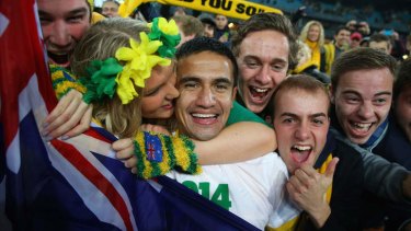 Rush for tickets: Socceroos fans will soon learn how they can book their seat to Brazil.