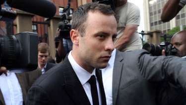 'My mistake was that I took Reeva’s life' ... Oscar Pistorius leaves the high court in Pretoria.