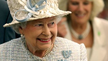 Keep away from the snacks: Queen Elizabeth II was irritated policemen were "helping themselves to nuts".