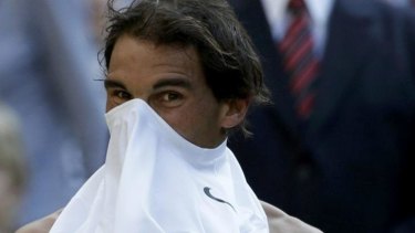 Knocked out: Rafael Nadal.