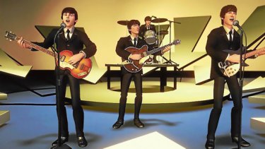 The Beatles Rock Band game.