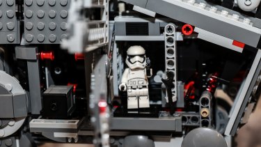 One of the new Star Wars Lego sets released on Friday, which Australian retailers hope can give them a much-needed boost. 