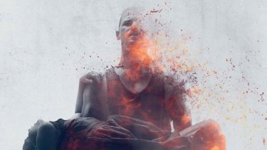A detail from the the poster art for Zak Hilditch's apocalypse film <i>These Final Hours</i>.