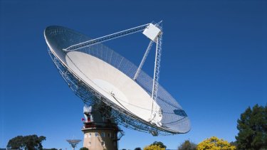 "The Dish", CSIRO's famous radio telescope in Parkes, New South Wales.