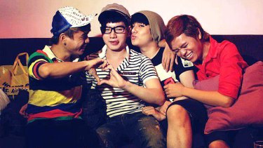 Taboo TV ... The cast of <i> My Best Gay Friends</i> are surprised at the support they are getting in Vietnam.