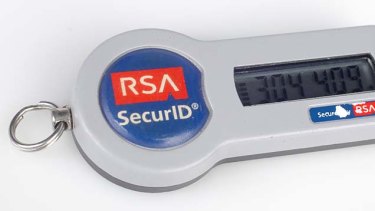 RSA fobs ... customers include the departments of Defence, Prime Minister and Cabinet, Treasury, Australian Electoral Commission and Fairfax, publisher of the <i>Herald</i>.