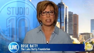 Hitting out: Rosie Batty.