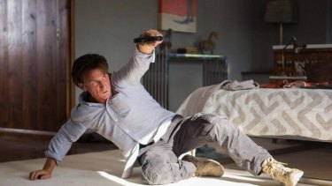 Hit out: Sean Penn is in the firing line in <i>The Gunman</i>.