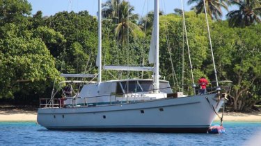 The yacht raided in a Vanuatu port which had about 750 kilograms of cocaine onboard.