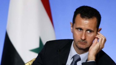 Isolated ... Syria's president Bashar al-Assad.
