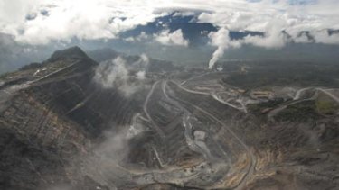 What is theirs is mine ... the open cut mine and process plant that makes up Porgera mine in Papua New Guinea.
