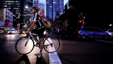 Higher risk: Cyclists without lights are three times more likely to suffer serious injuries.