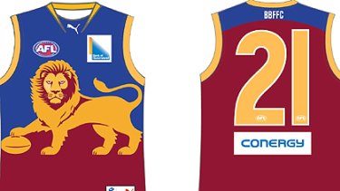 brisbane lions jersey