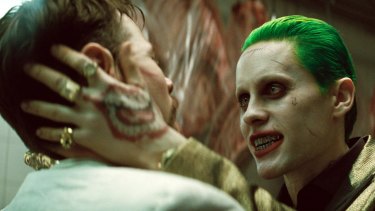 Surprising Razzie nod: Jared Leto as the Joker in <i>Suicide Squad</i>.