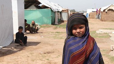 Homesick: Fatima, who has spent nearly half of her short life in Jalozai Camp.