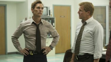 Top acts: Matthew McConaughey and Woody Harrelson in <i>True Detective</i>.