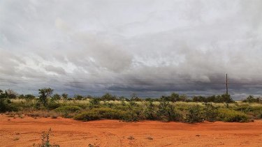 WA's North West is waiting apprehensively as cyclone Rusty lurks off the coast. <b>Photo:</b> perthweatherlive.com