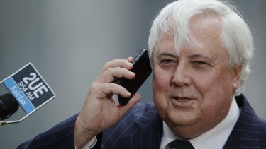 Clive Palmer has dismissed a leaked email in which a PUP MP said Australians were bogans as 'sour grapes'.