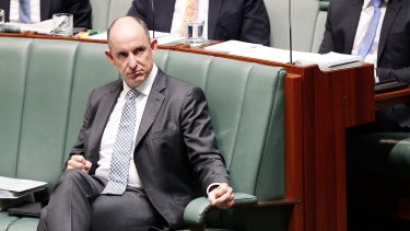 Questions over donations: Turnbull MP Stuart Robert in the House of Representatives.