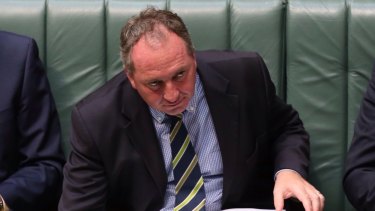 "Let's ... not say there's only one town in regional Australia we want to develop and it's called Canberra": Barnaby Joyce.