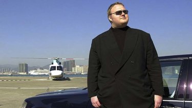 Under a cloud ... Kim Dotcom in Hong Kong in 1999. He was arrested during a party at the Auckland mansion he leases.