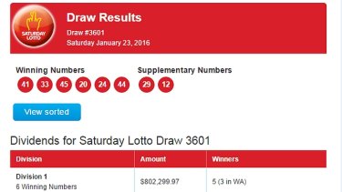 time of saturday lotto draw