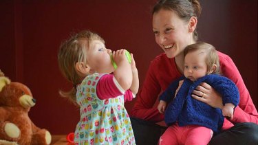 Laura Firth - with Lucy, 3, and Molly, three months - says the one-to-one midwifery allowed her to have two smooth deliveries with little intervention.