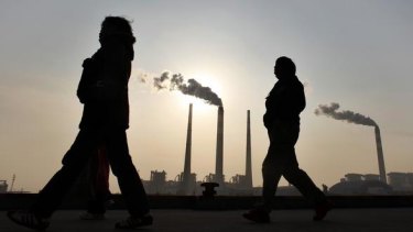 China's economic advance will be hampered by climate change, a government report in Beijing finds.