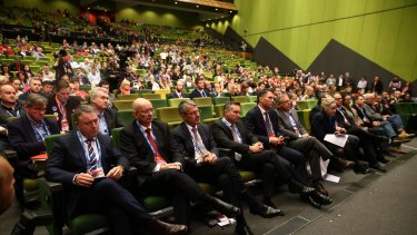 Labor MPs gather at the party's national conference.