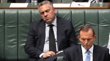 "This time last year Tony Abbott and Hockey were promising to deliver a budget surplus in each year of their first term".