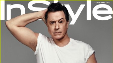 Last month's InStyle subscriber cover, featuring late-night TV host Stephen Colbert.