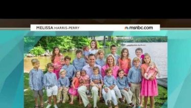 Romney family photo including adopted child Kieran Romney.