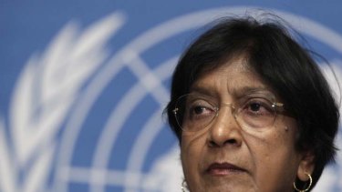 UN High Commissioner for Human Rights, Navi Pillay.