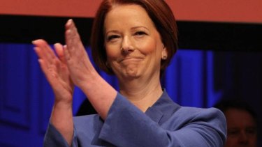 Julia Gillard ... focused on industrial relations.