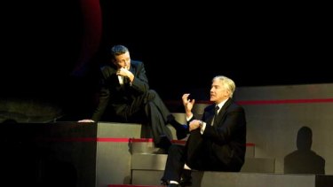Shaun Micallef and Stephen Curry perform material by comic legends Dudley Moore and Peter Cook.