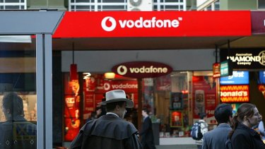Upgrade on track &#8230; network problems cost Vodafone about 375,000 customers in the first half.