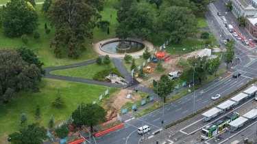 st kilda road bike lane