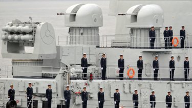 China's navy has stepped up patrols of disputed waters.