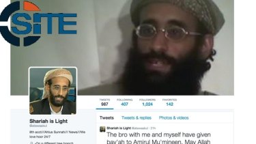 An image provided by Site Intelligence Group linking one of the Garland gunman to an Australian Twitter account.