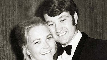 Author Helen Cummings with her husband, Stuart Wynter.