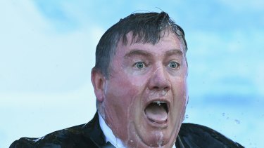 Collingwood president Eddie McGuire. Holden is sticking with the club as a sponsor.