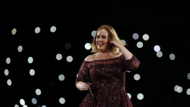 Adele charmed fans at the Gabba on Saturday night.